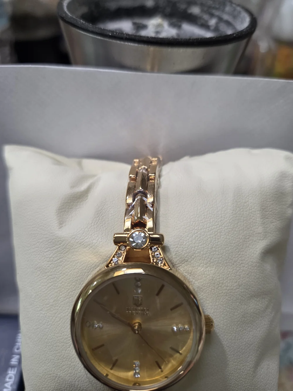 MONTRES PRESTIGE X INVICTA Women's Rose Gold Bracelet Watch CRYSTAL ACCENTS